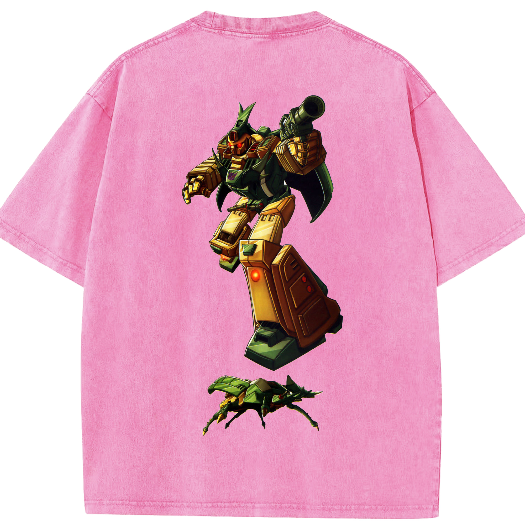 （画像用）  綿100% ヴィンテージ風 半袖Tシャツ（背面プリント）